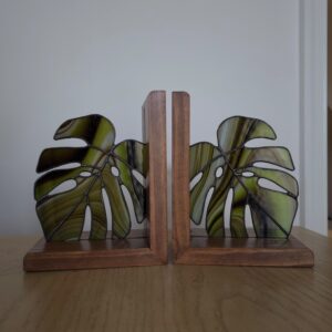 Monstera Bookends