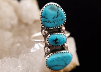 Kingman Nugget Statement Ring